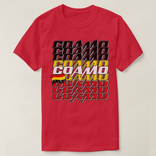 T-shirt Coamo Cascade texte 1 (Design devant)