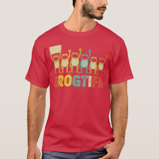 T-shirt Coasser Contre La Machine Drôle de Grenouille de P