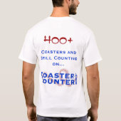 T-shirt CoasterCounter.com 400+ Club (Dos)