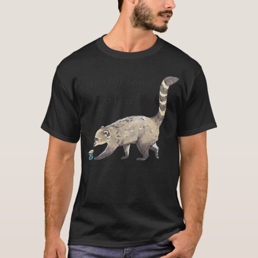 T-shirt Coati - série animale (Devant)