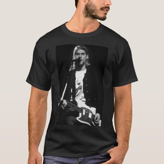 T-shirt Cobain B&W Premium (Devant)