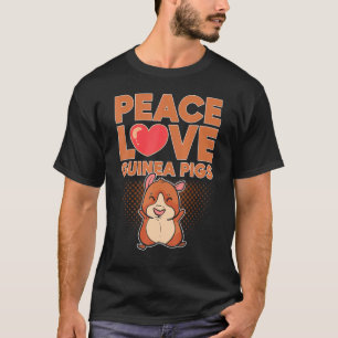 T-shirt Cobayes de l'amour de la paix pour les cobayes de