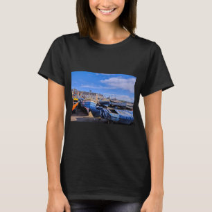 T-shirt Cobles de pêche traditionnels de Northumbrian à Ne