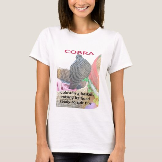 T-shirt Cobra dans le panier Imprimer (Devant)