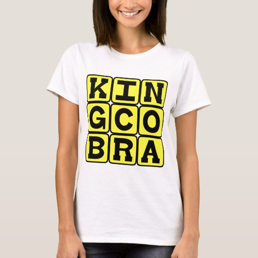 T-shirt Cobra royal, Serpent mortel (Devant)