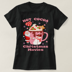 T-shirt Coca Chaud Et Films De Noël