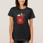 T-shirt Coca chocolat chaud Noël de Noël (Devant)
