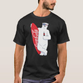 T-shirt Coca-Cola American Flag Polar Bear Surfer (Devant)
