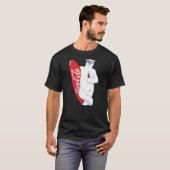 T-shirt Coca-Cola American Flag Polar Bear Surfer (Devant entier)