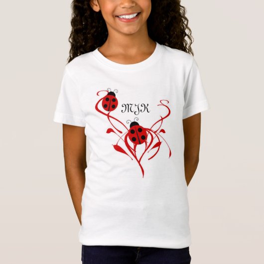 T-Shirt Coccinelle à monogramme (Devant)
