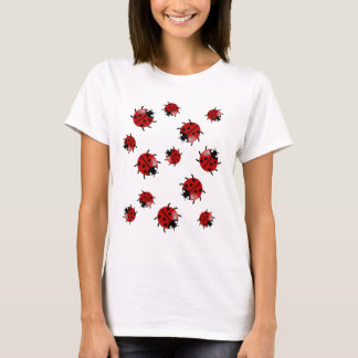 T-shirt Coccinelle, cascade de Ladybird