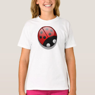 T-shirt coccinelle, coccinelle rouge, coccinelle mignonne