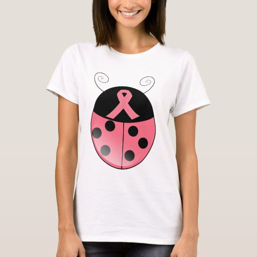 T-shirt Coccinelle rose (Devant)