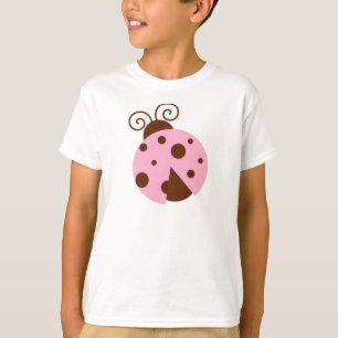 T-shirt coccinelle rose, coccinelle mignonne, coccinelle
