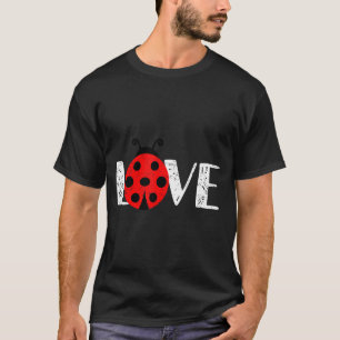 T-shirt Coccinelles Amoureuses Insecte Mignon Chérie Petit