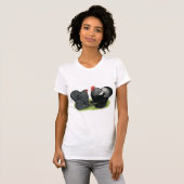 T-shirt Cochins : crayonnés d'argent (Devant entier)