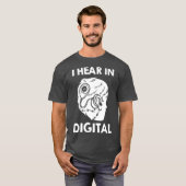 T-shirt Cochlear Implant Cadeau Sensibilisation Sourde (Devant entier)