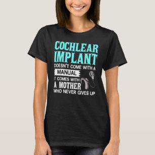 T-shirt Cochlear Implant Sensibilisation Sourde