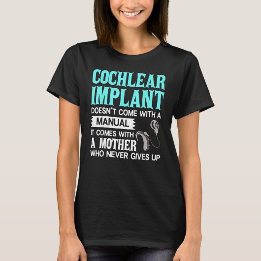 T-shirt Cochlear Implant Sensibilisation Sourde (Devant)