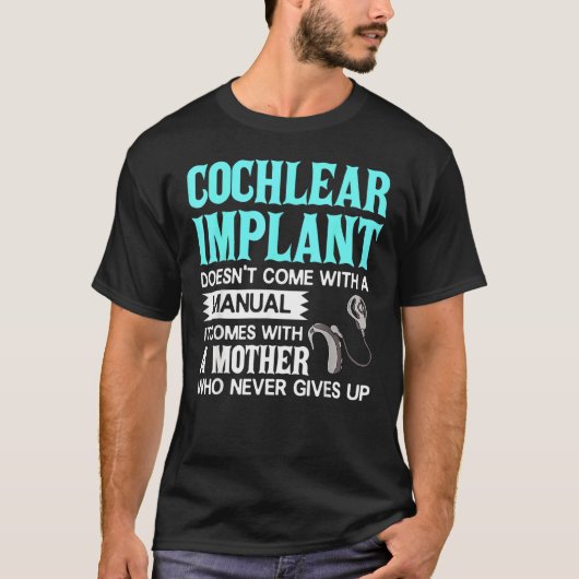 T-shirt Cochlear Implant Sensibilisation Sourde (Devant)