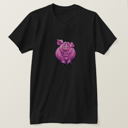 T-shirt cochon (Design devant)