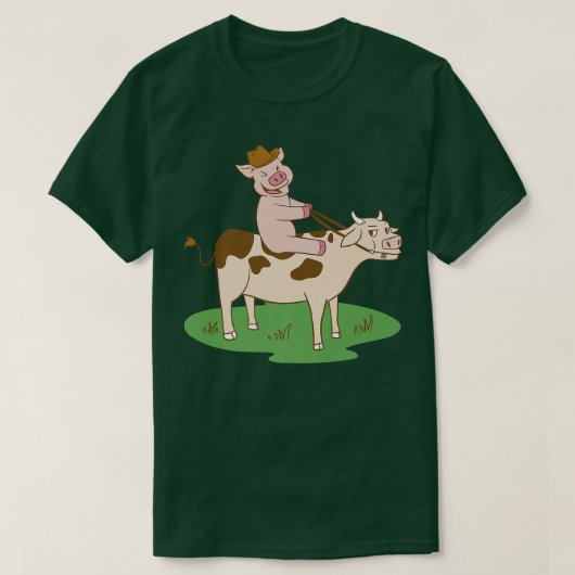 T-shirt Cochon A Vache Farm Premium (Design devant)