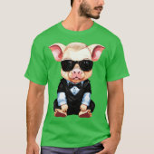 T-shirt Cochon bébé (Devant)