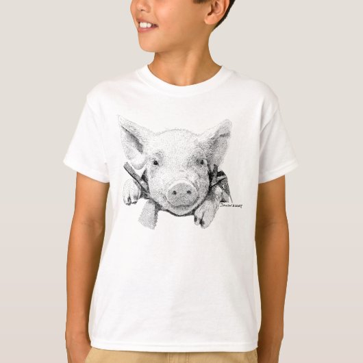 T-shirt Cochon bébé (Devant)