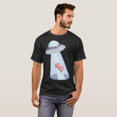 T-shirt Cochon dans l'espace (Devant entier)