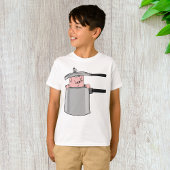 T-shirt Cochon Dans Un Pot