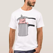 T-shirt Cochon Dans Une Marmite (Devant)
