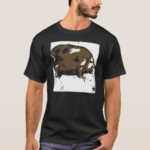 T-shirt Cochon De Bois Victorien Sur T Chemise