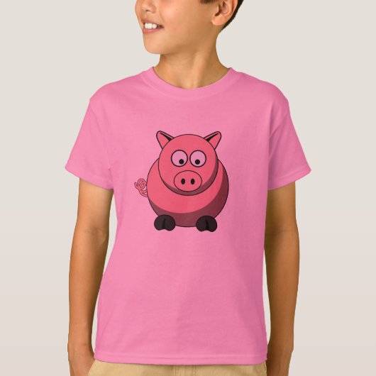 T-shirt Cochon de dessin (Devant)