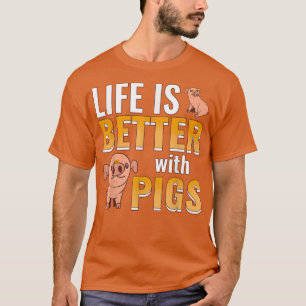 T-shirt Cochon de ferme éleveur de cochons éleveurs de por