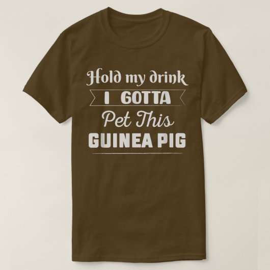 T-shirt Cochon de Guinée568 (Design devant)