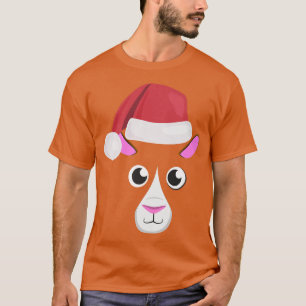 T-shirt Cochon de Guinée drôle Visage animal Grosse mignon