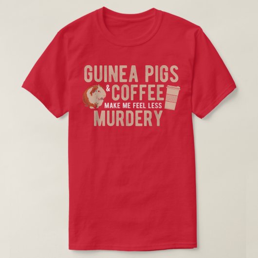 T-shirt Cochon de Guinée rongeur (Design devant)