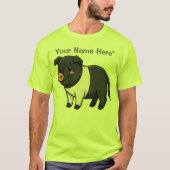 T-shirt cochon de Hampshire (Devant)