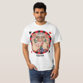 T-shirt Cochon de poker (Devant entier)