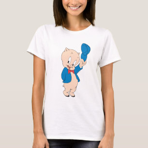 T-shirt Cochon de porc Casquette d'attente