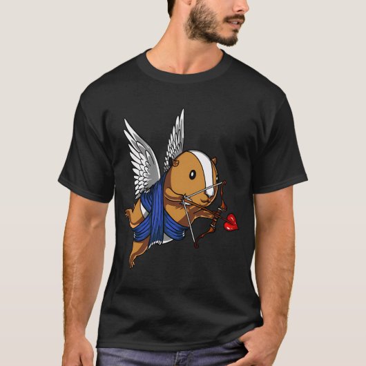 T-shirt Cochon d'Inde Cupidon (Devant)