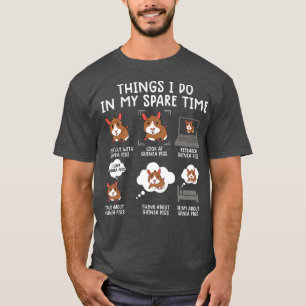 T-shirt cochon d'Inde drôle humour srcastique cochon d'Ind