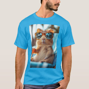 T-shirt Cochon d'Inde, été, soleil, cocktails !