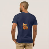 T-shirt cochon doré (Dos entier)