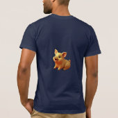 T-shirt cochon doré (Dos)