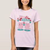 T-shirt Cochon Et Baisers (Devant)