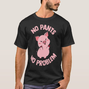 T-shirt Cochon Hommes Porc Rose Piggy Porc Femmes Piggy 1