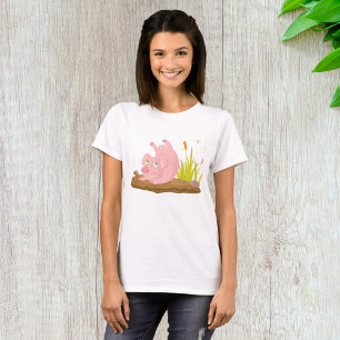 T-shirt Cochon joueur dans la boue Animaux de ferme drôles