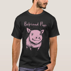 T-shirt Cochon Lover Dit, Cochons D'Avant-Garde