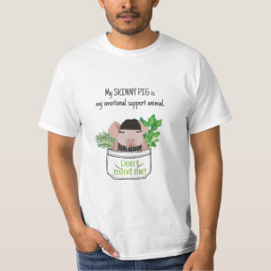 T-shirt cochon maigre hommes